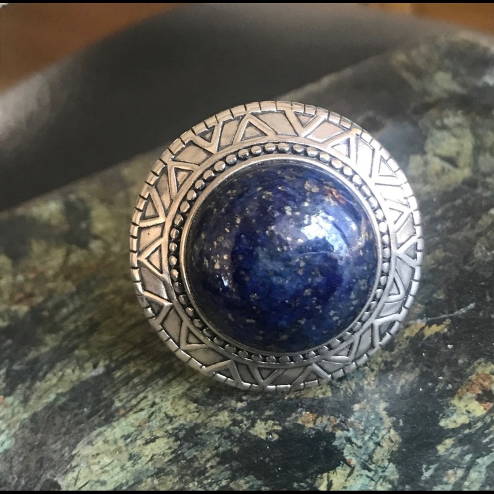 Stunning Lapis Silpada Statement Ring - image 2